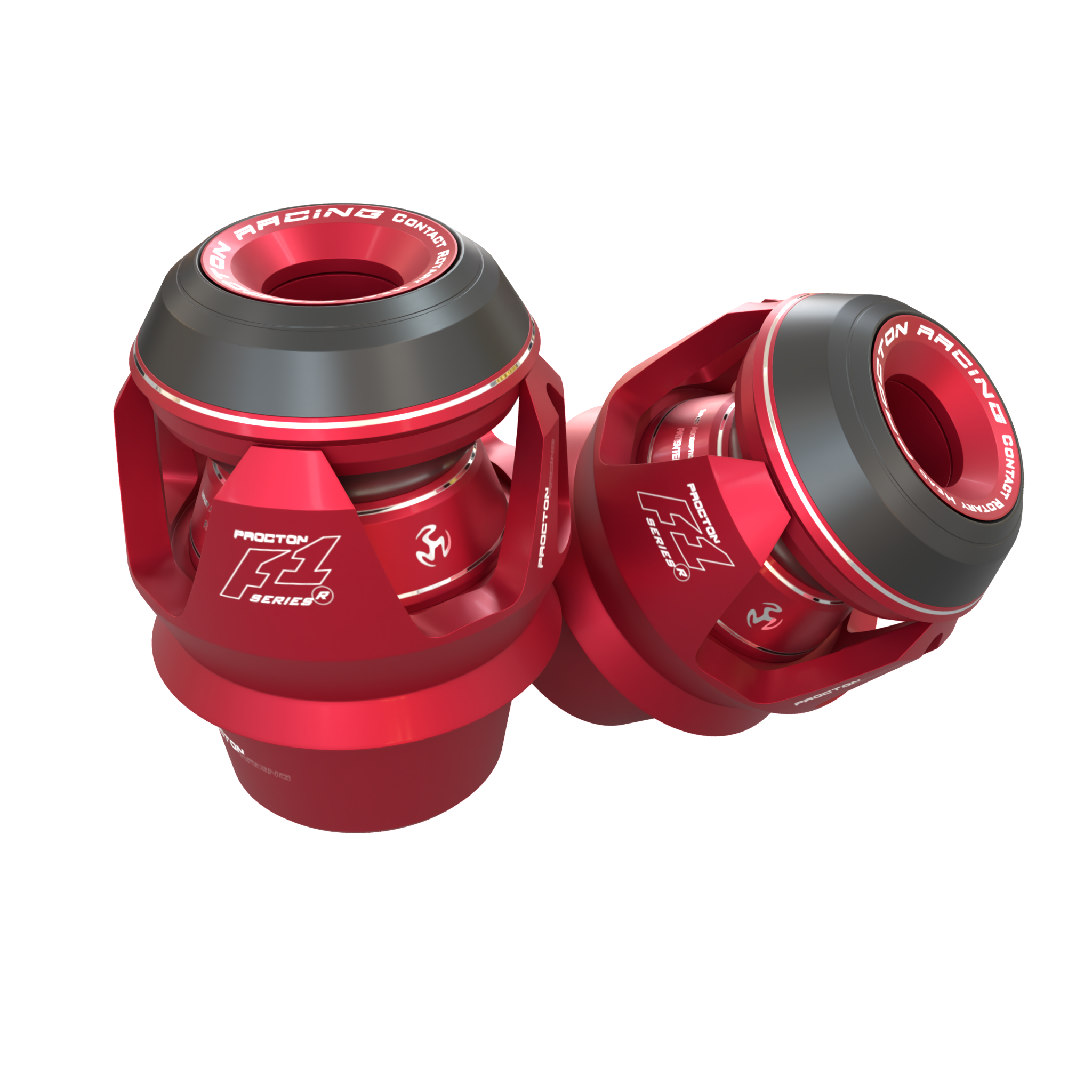 Procton F1 Frame Slider - Kawasaki - ZX-6R 636 (2013 and Newer) Color: Matte Red