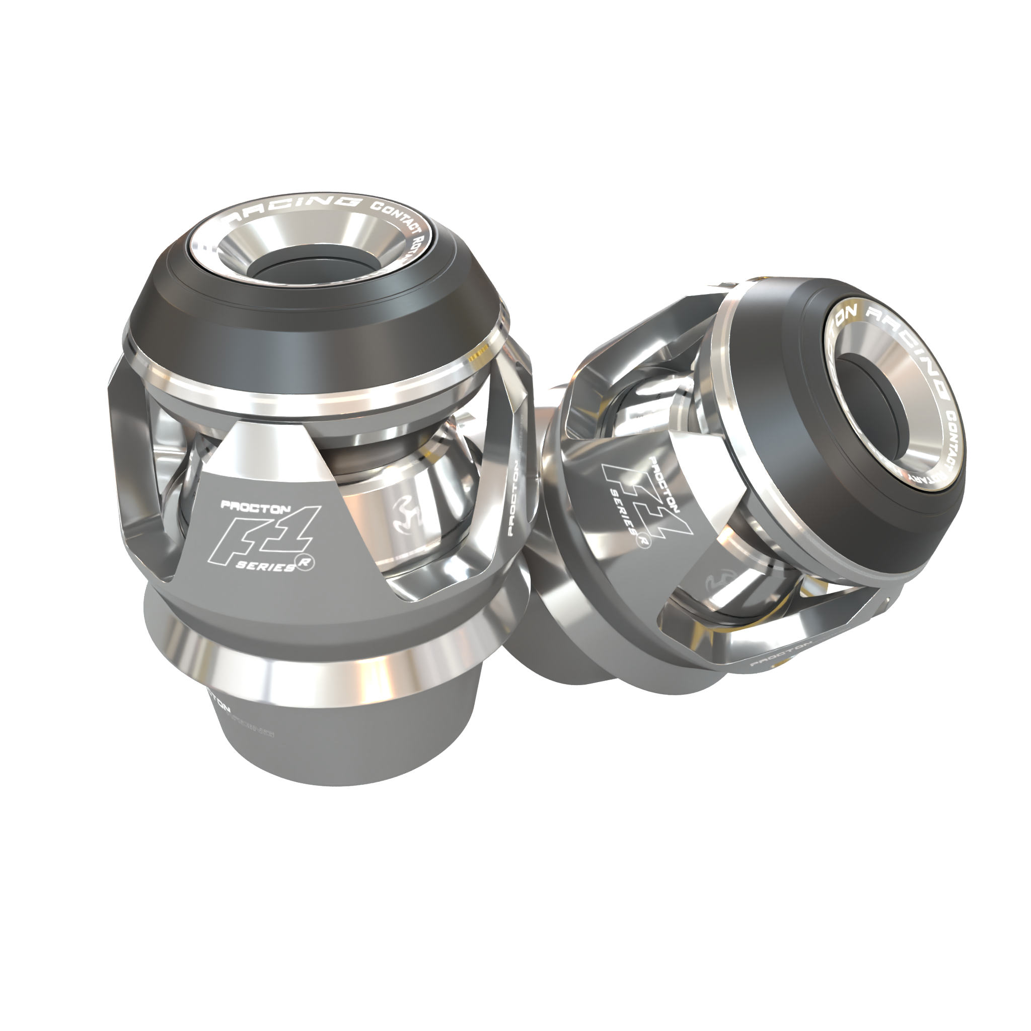 Procton F1 Frame Slider - Kawasaki - ZX-6R 636 (2013 and Newer) Color: Silver