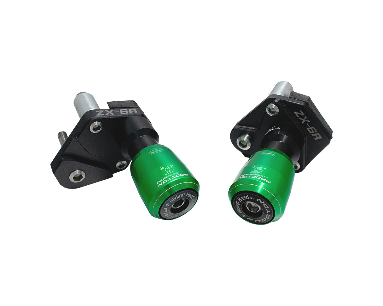 Kawasaki - ZX-6R 636 (2024-on) - Procton Racing Rotational Impact System – Frame Sliders S