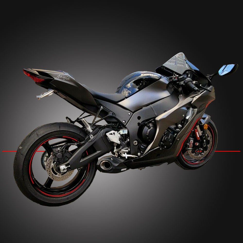 2021-up Kawasaki Ninja ZX-10R / RR CS Racing De-cat Slip-on Exhaust (+2hp) - CS Racing Exhaust
