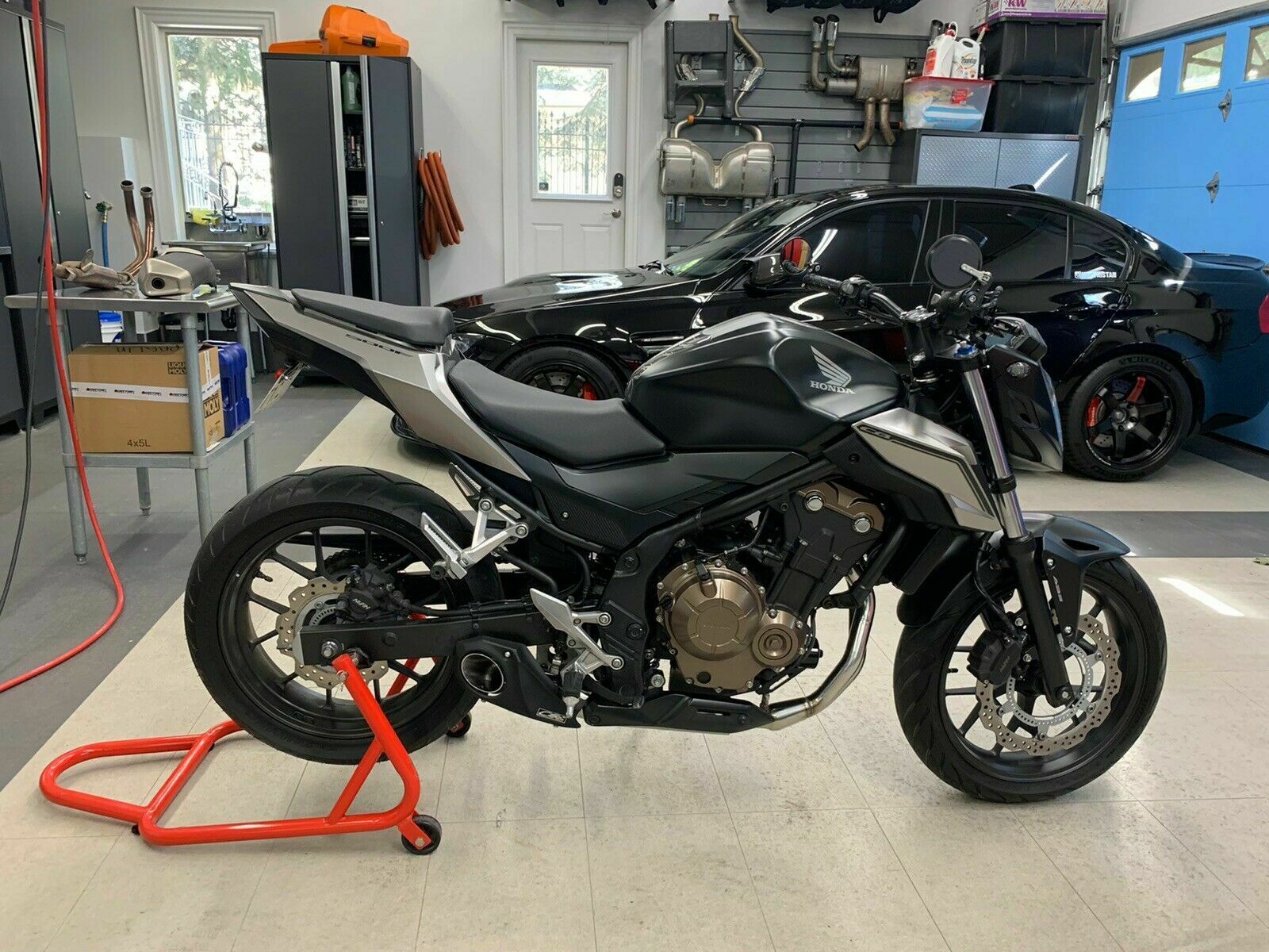2016-24 Honda CB500F CS Racing Full Exhaust | Muffler + Headers + dB Killer - CS Racing Exhaust