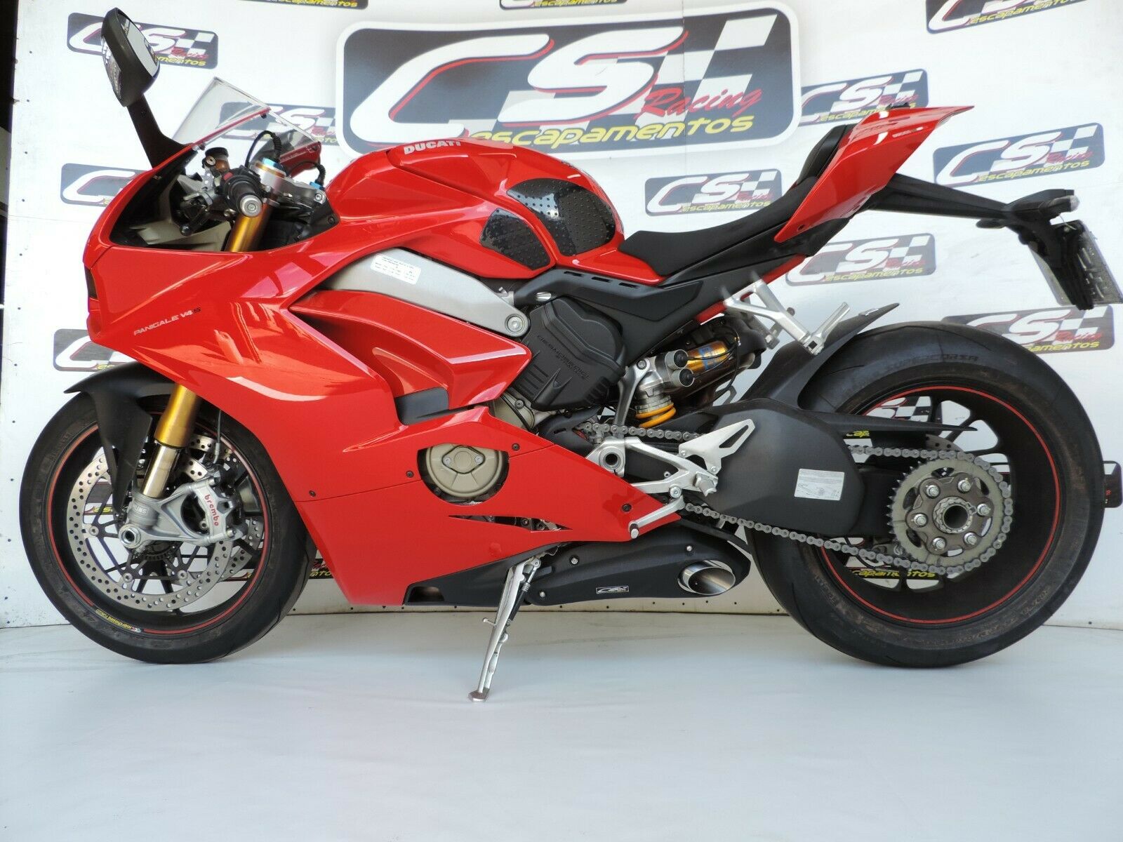 2018-up Ducati Panigale V4 V4S CS Racing Slip-on Exhaust | Muffler + dB Killer (+2.5hp) - CS Racing Exhaust
