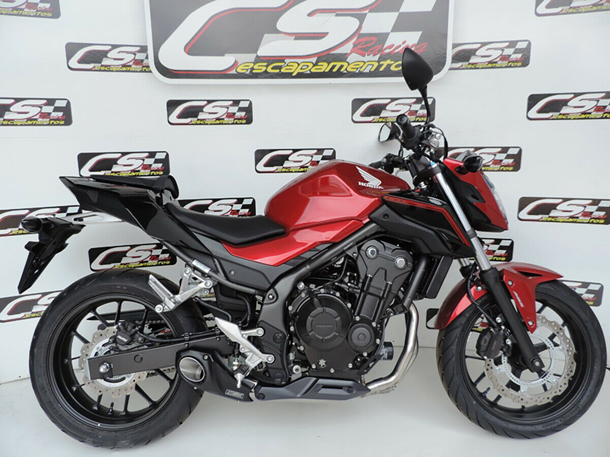 2016-24 Honda CB500F CS Racing Full Exhaust | Muffler + Headers + dB Killer - CS Racing Exhaust