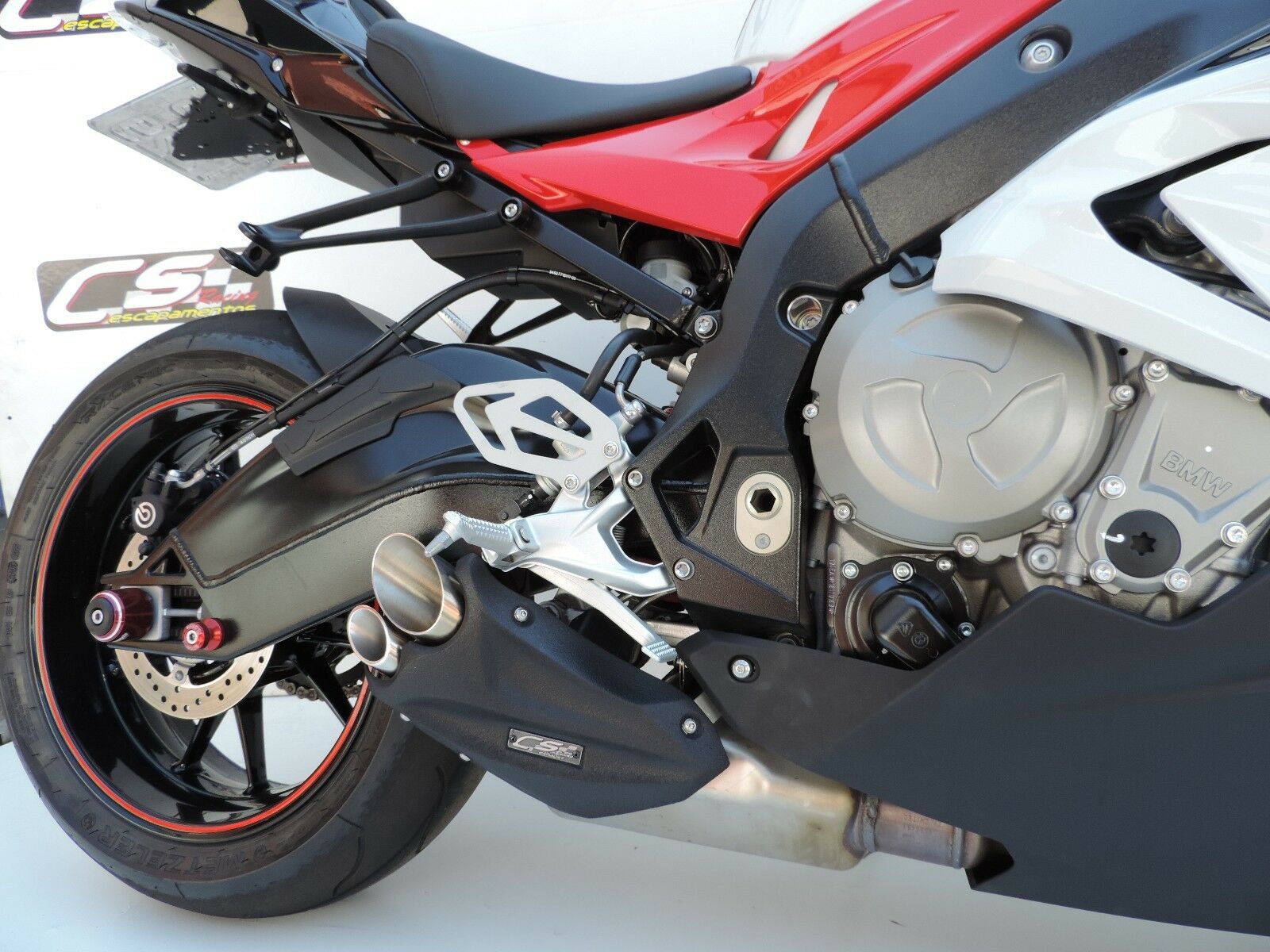2017-18 BMW S1000RR CS Racing Slip-on Exhaust | Muffler Tip (+4.3hp) - CS Racing Exhaust