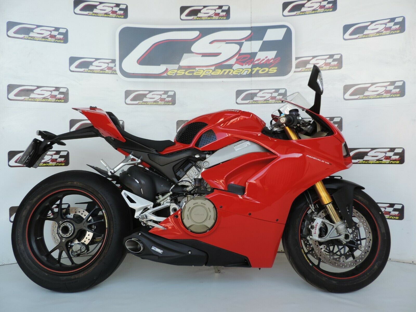 2018-up Ducati Panigale V4 V4S CS Racing Slip-on Exhaust | Muffler + dB Killer (+2.5hp) - CS Racing Exhaust