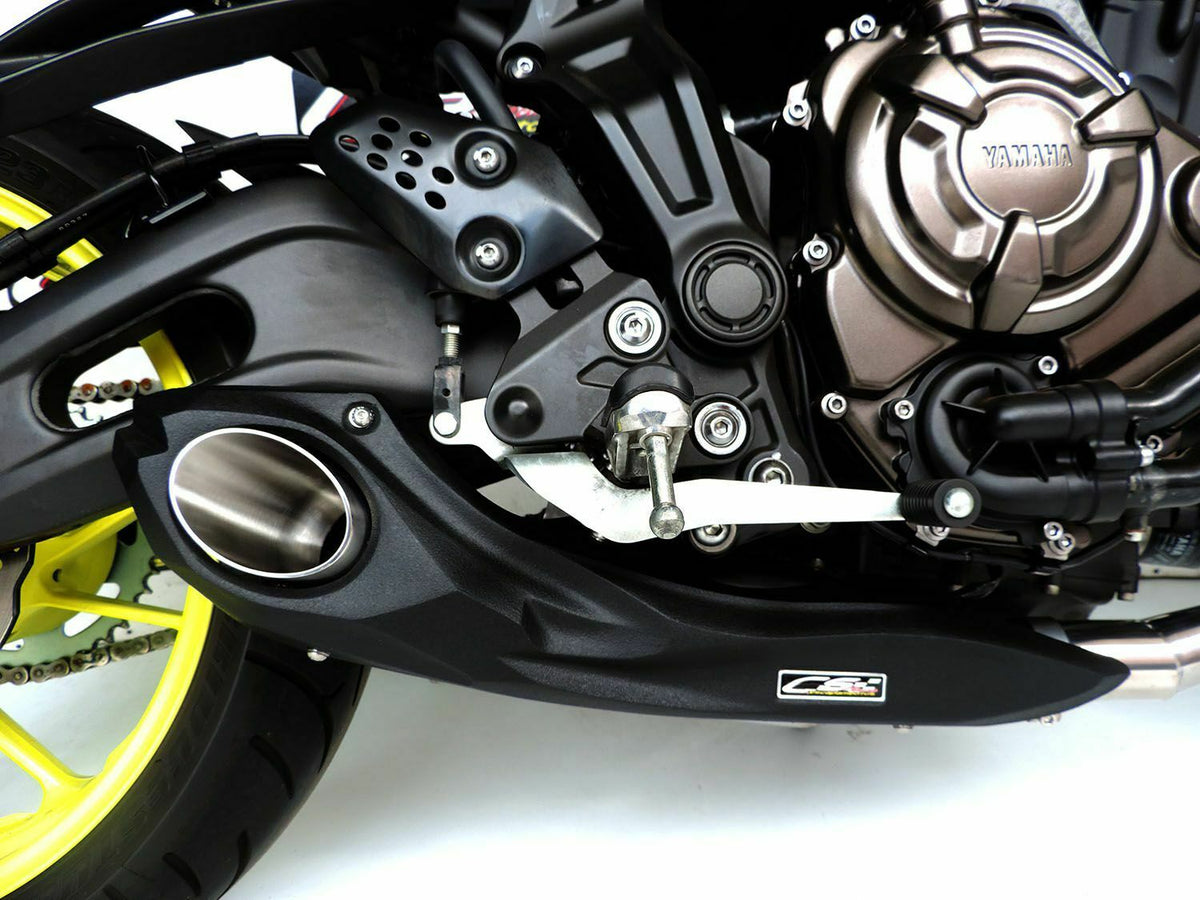 Support d'échappement Racing pour Yamaha MT07