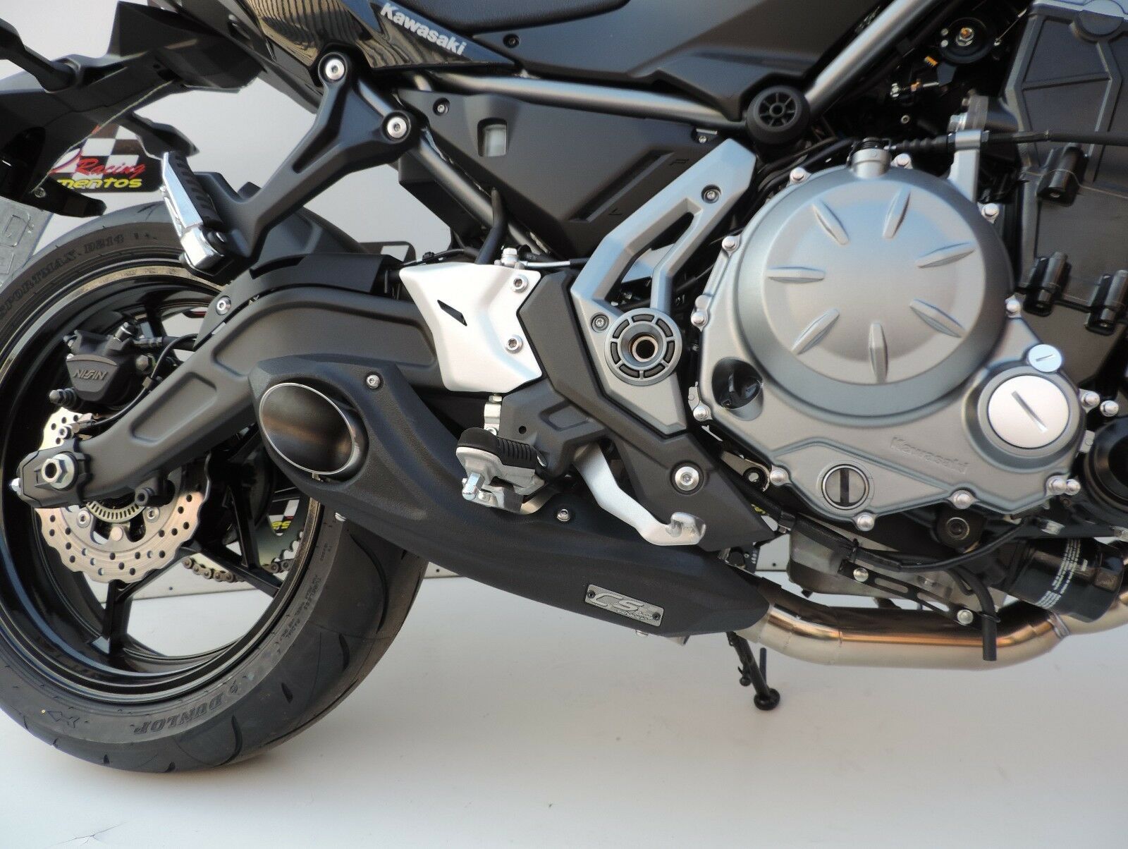 2017-24 Kawasaki Z650 CS Racing Full Exhaust | Muffler + Headers + dB Killer (+2.4hp) - CS Racing Exhaust