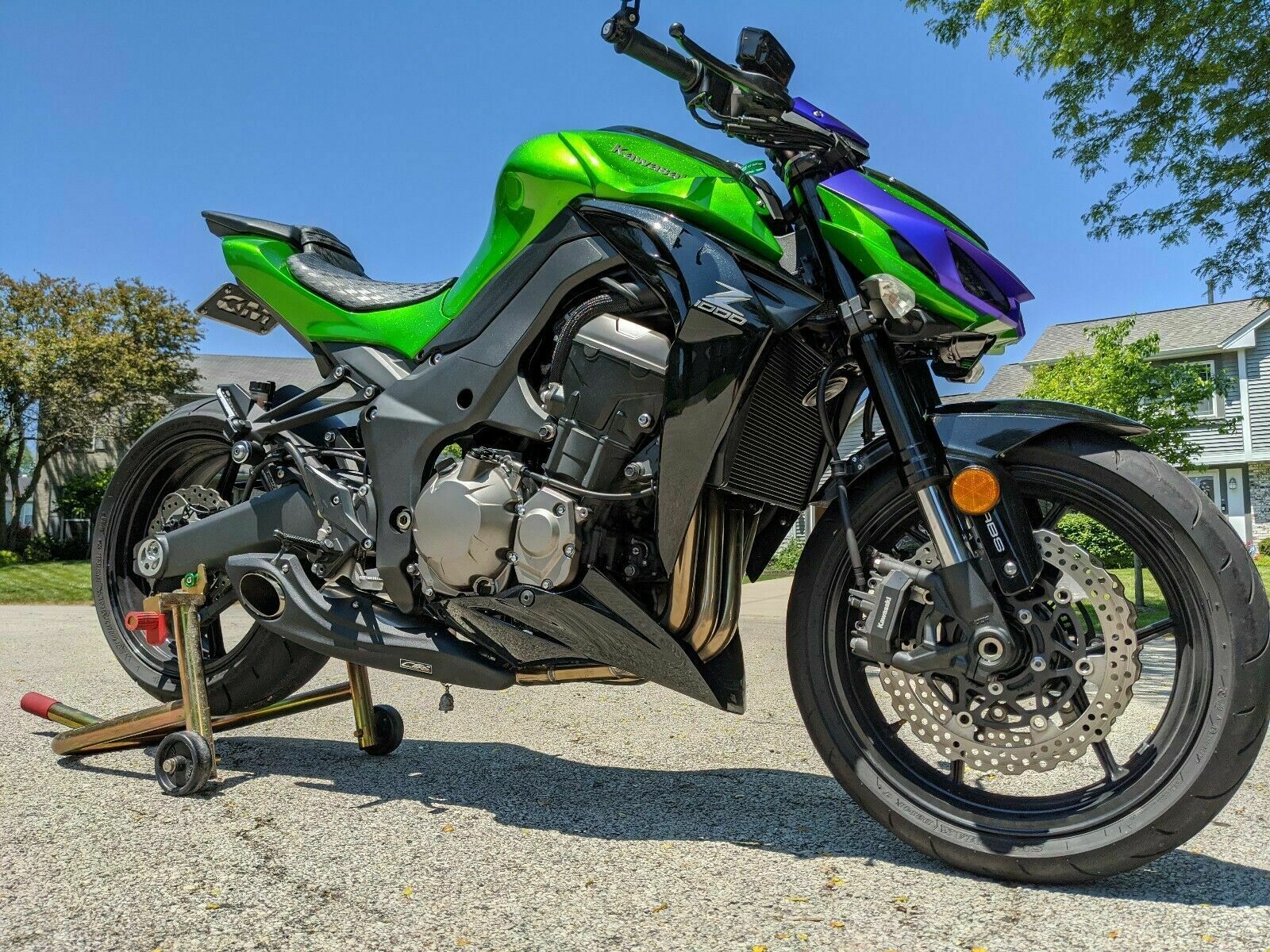 2010-up Kawasaki Z1000 / ZX1000 / 2010-19 Ninja 1000SX CS Racing Full Exhaust | Muffler + Headers + dB Killer (+5.5hp) - CS Racing Exhaust