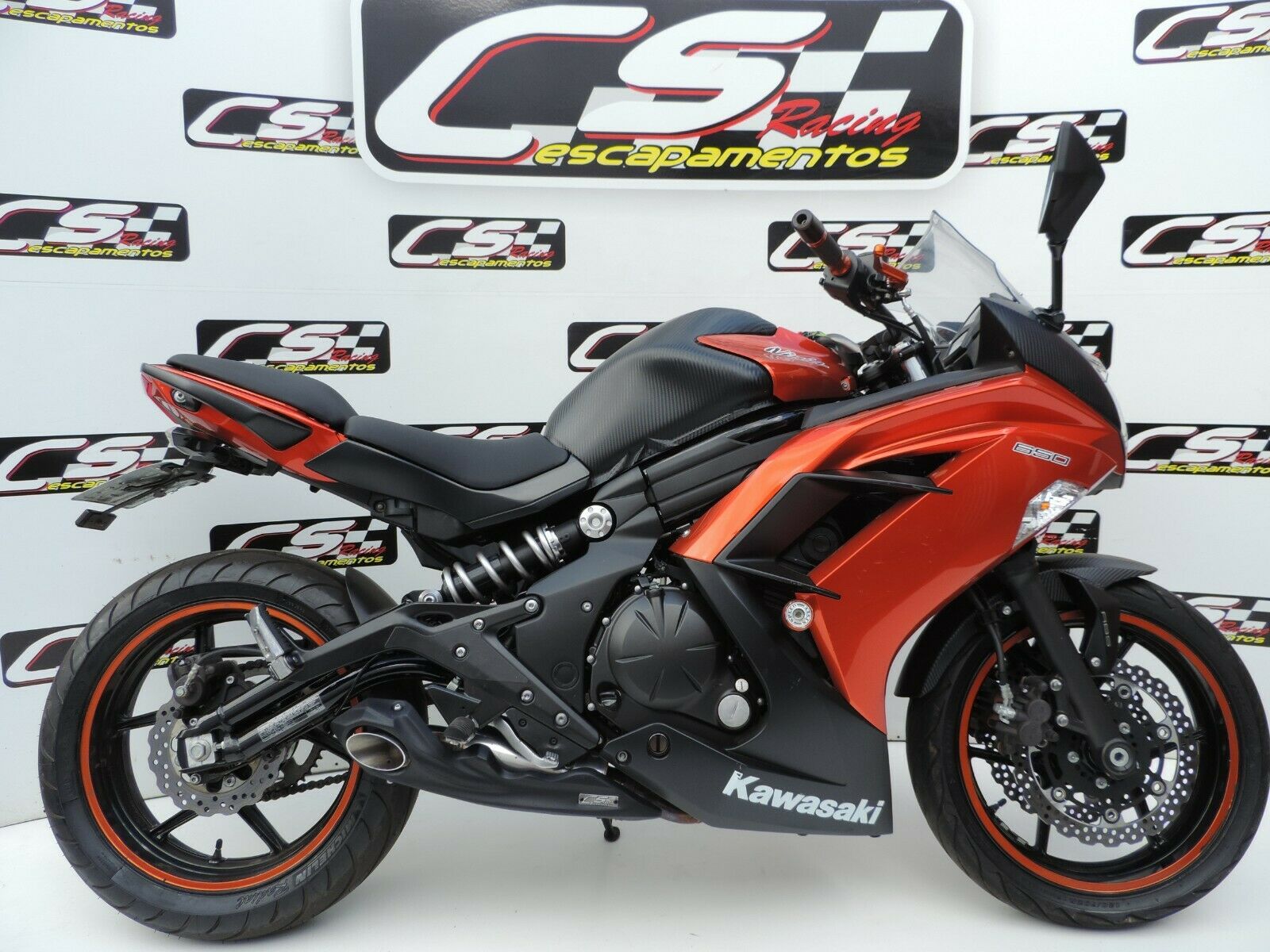 2012-16 Kawasaki Ninja 650 | ER6N | ER6F | EX6 CS Racing Full Exhaust | Muffler + Headers + dB Killer - CS Racing Exhaust