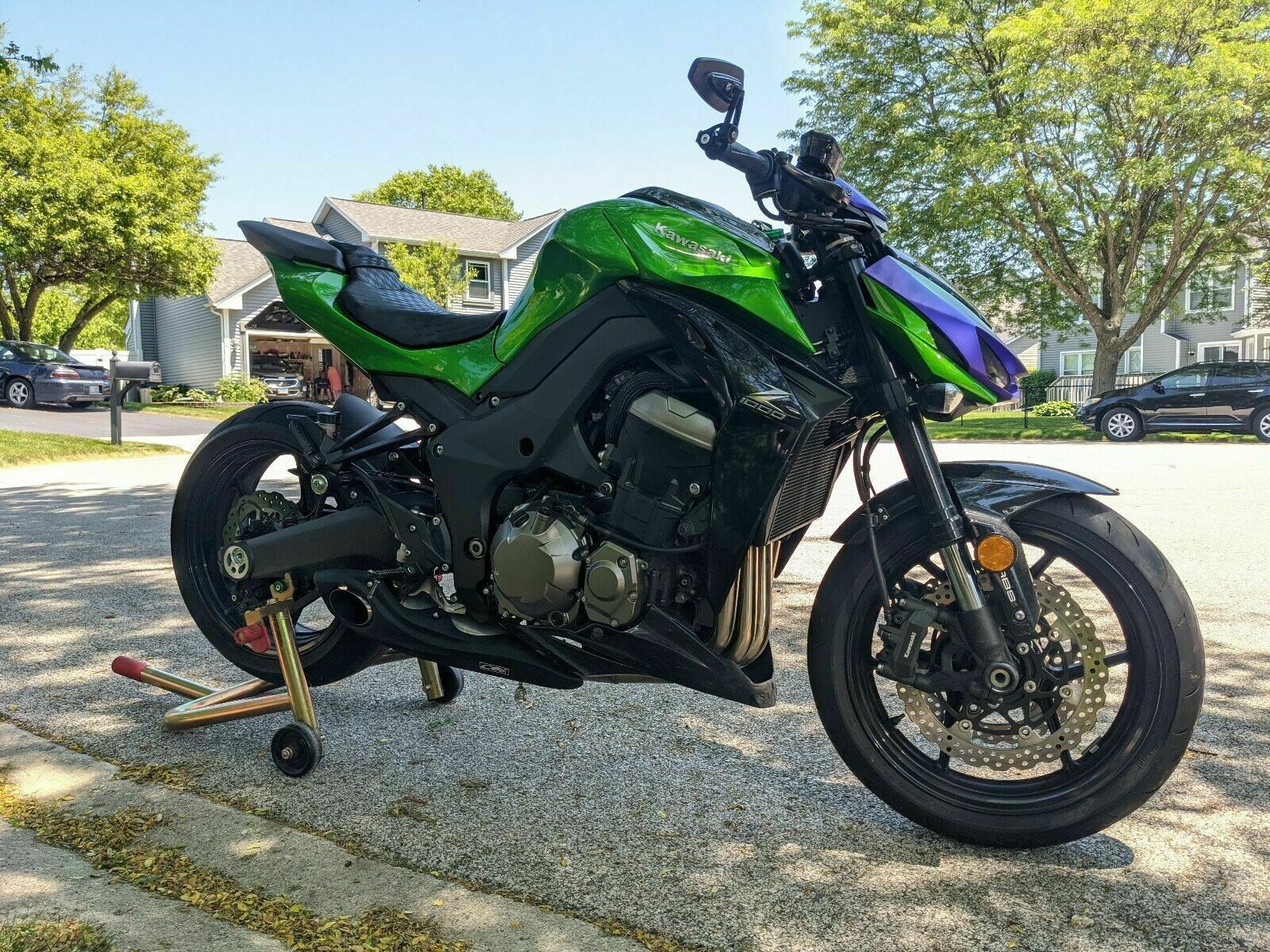 2010-up Kawasaki Z1000 / ZX1000 / 2010-19 Ninja 1000SX CS Racing Full Exhaust | Muffler + Headers + dB Killer (+5.5hp) - CS Racing Exhaust