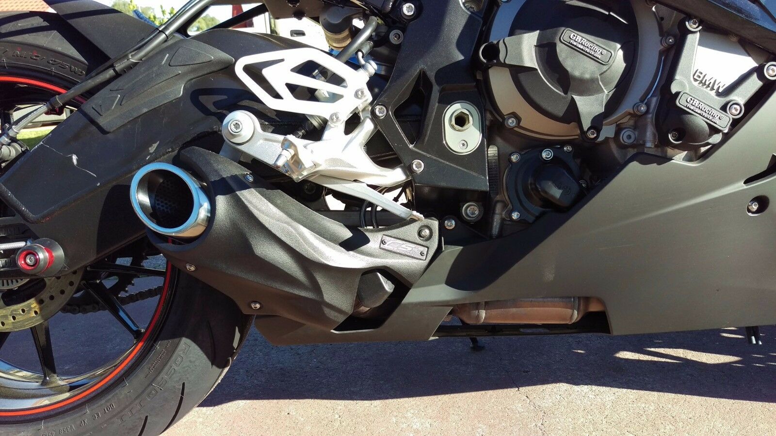 2015-16 BMW S1000RR CS Racing Slip-on Exhaust | Muffler Tip - CS Racing Exhaust