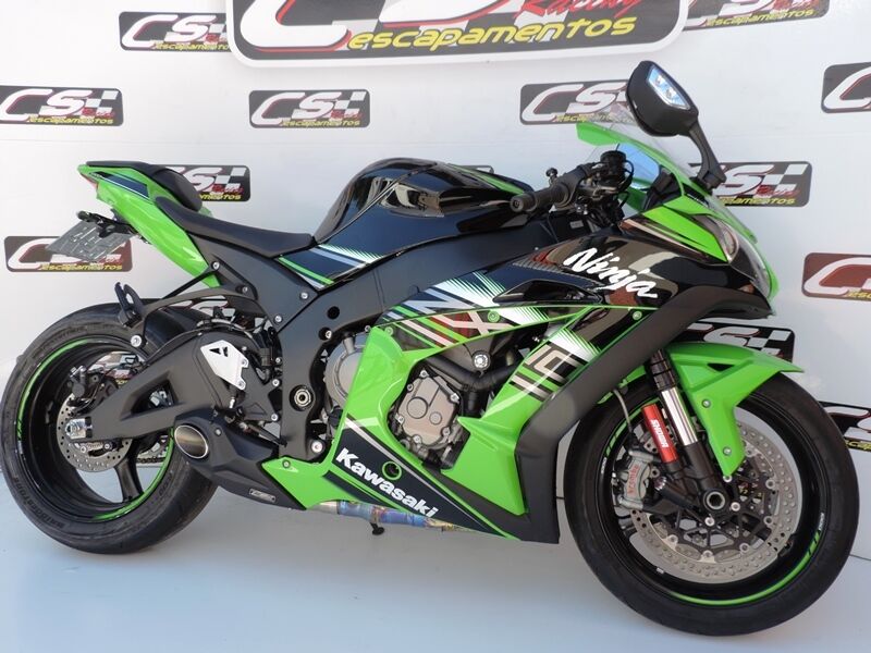 2016-20 Kawasaki Ninja ZX-10R ZX-10RR CS Racing Slip-on De-cat Exhaust | Muffler + dB Killer (+6.7hp) - CS Racing Exhaust