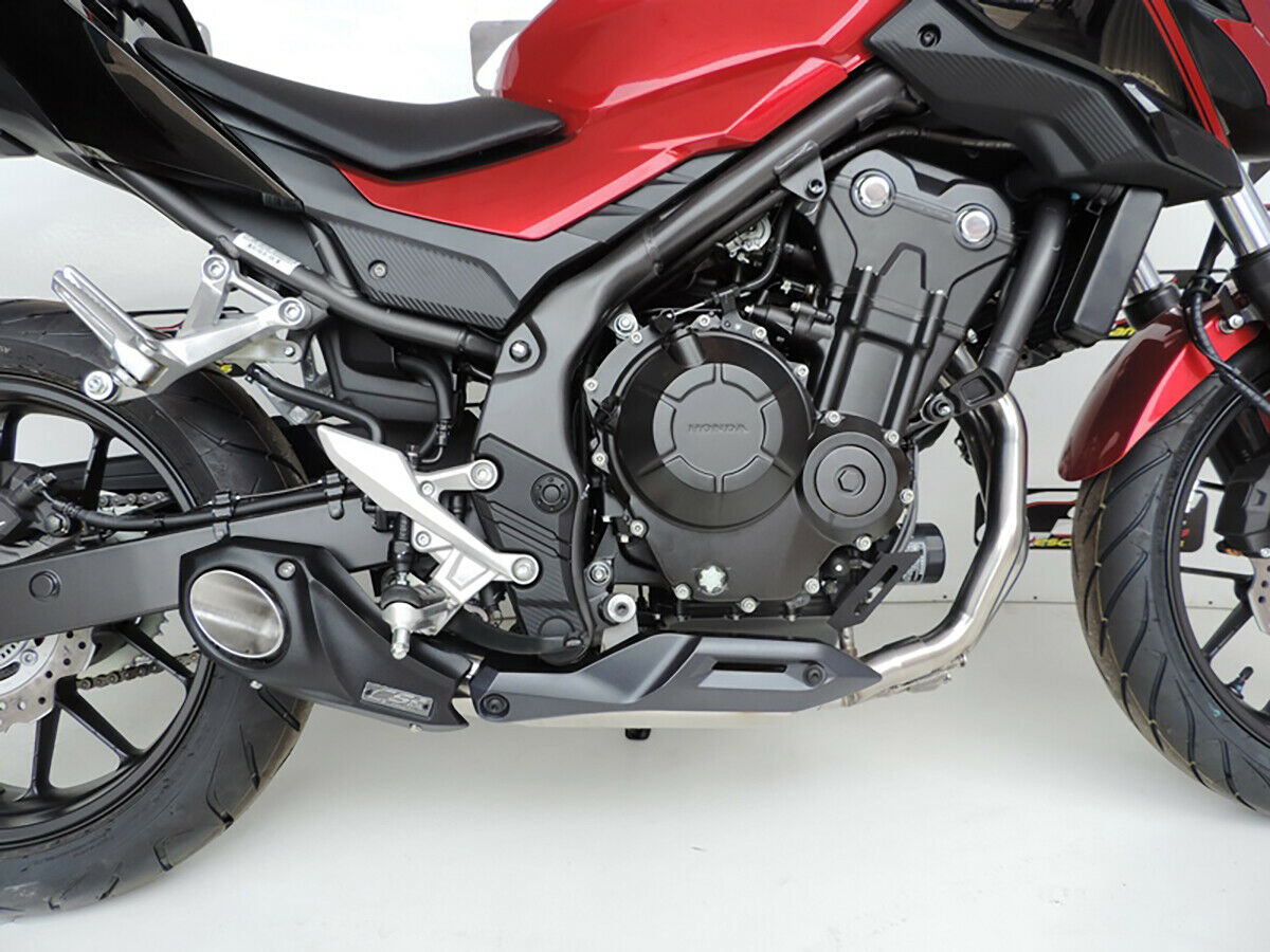 2016-24 Honda CB500F CS Racing Full Exhaust | Muffler + Headers + dB Killer - CS Racing Exhaust