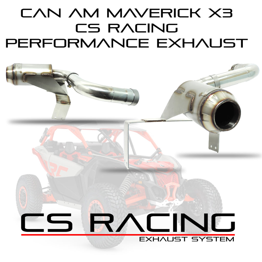 Can-Am Maverick X3 Turbo CS Racing Exhaust (All Turbo Models) - CS Racing Exhaust