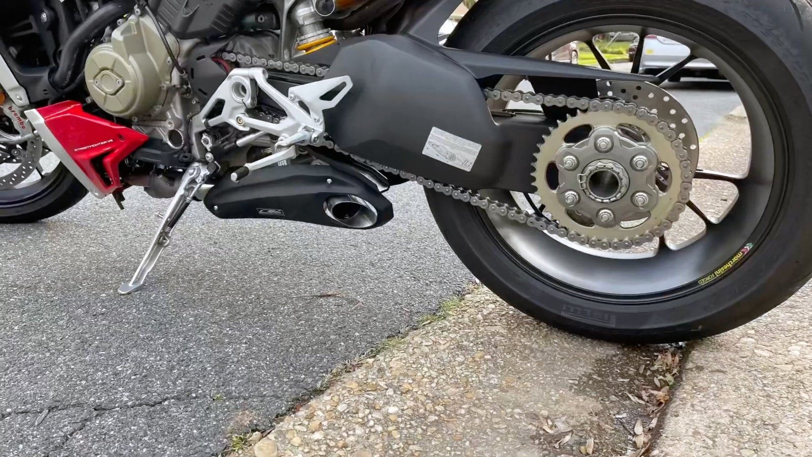 2020-up Ducati StreetFighter V4 CS Racing Slip-on Exhaust | Muffler + dB Killer (+2.5hp) - CS Racing Exhaust