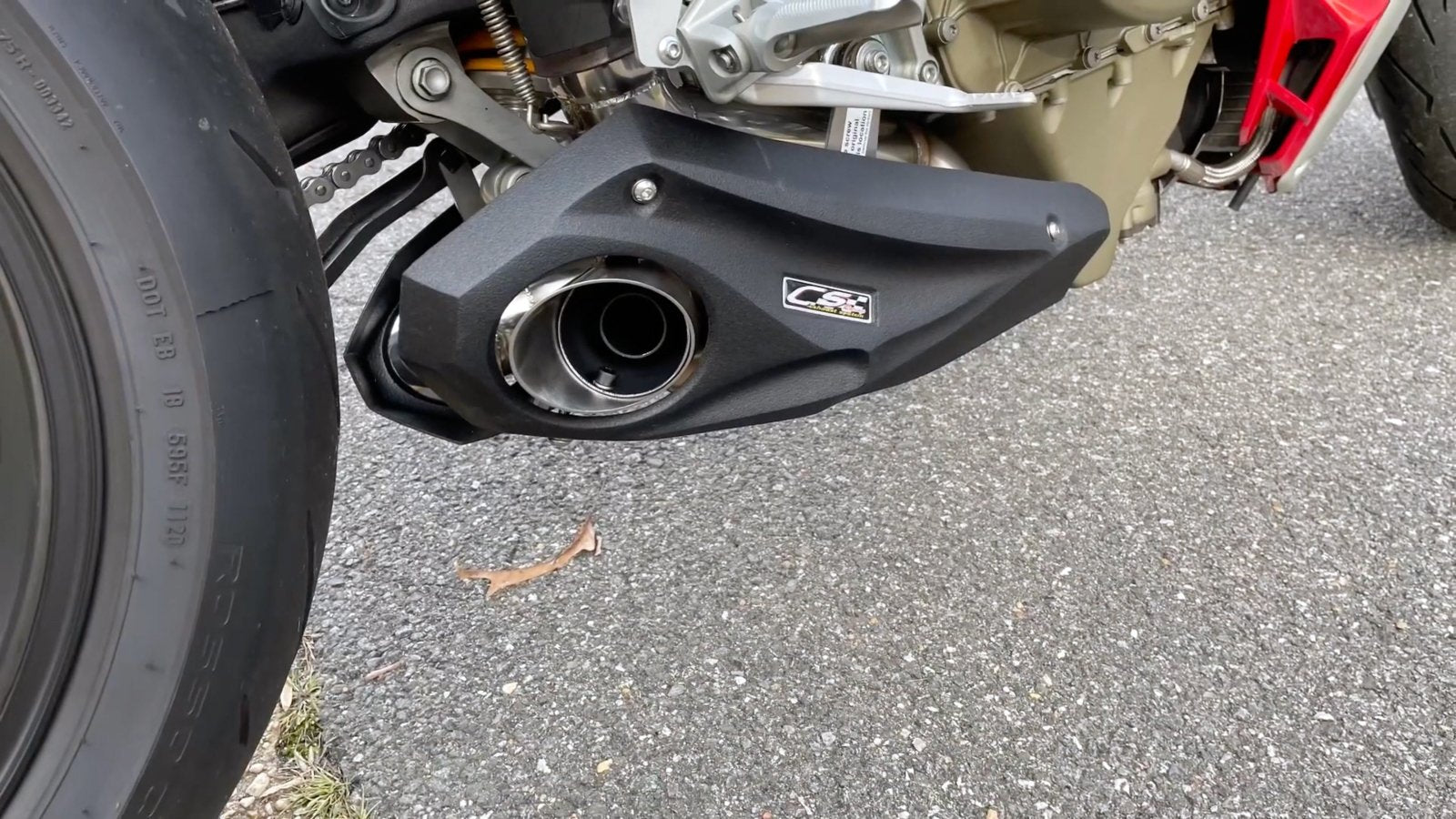 2020-up Ducati StreetFighter V4 CS Racing Slip-on Exhaust | Muffler + dB Killer (+2.5hp) - CS Racing Exhaust