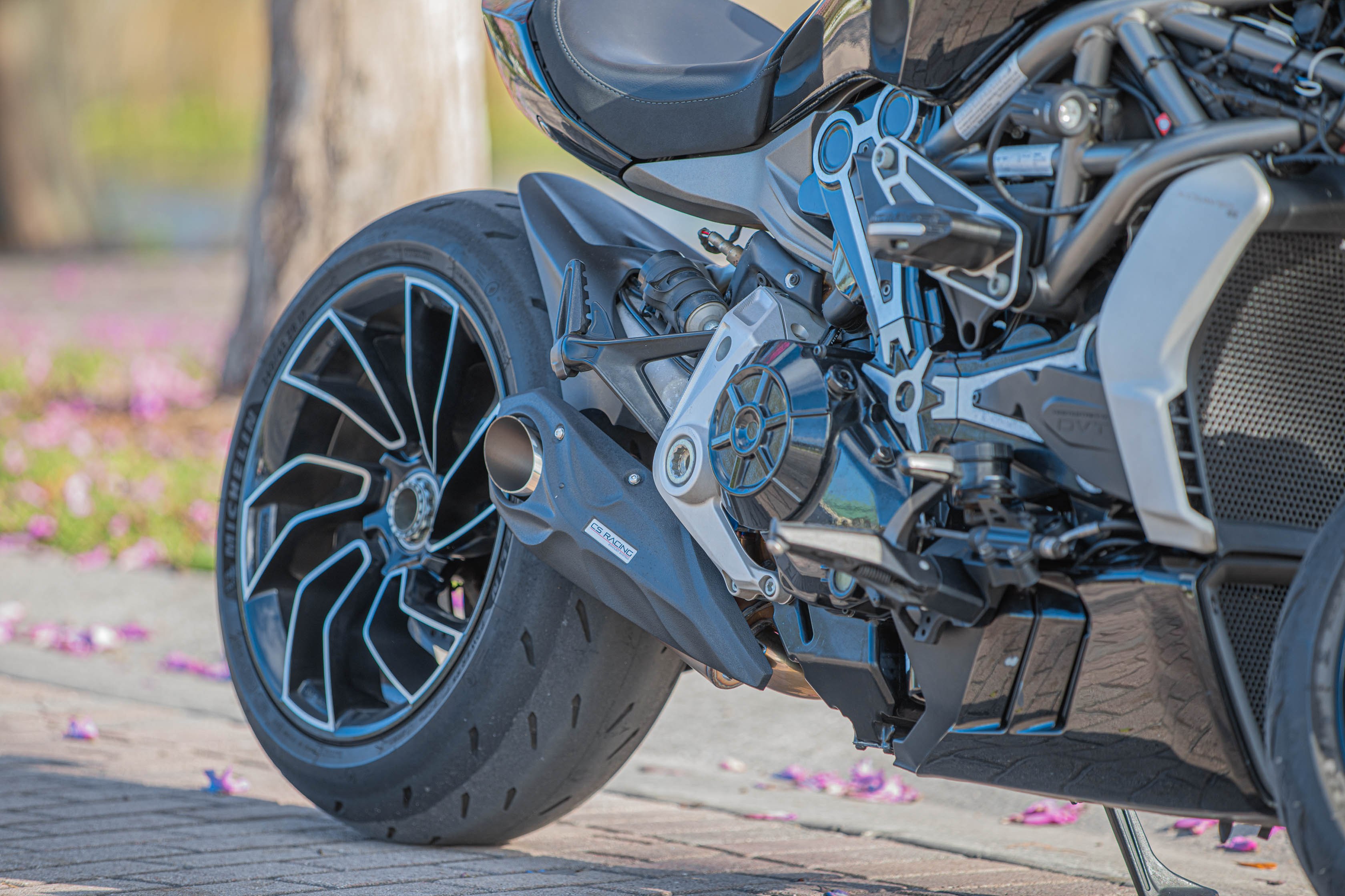 2016-up Ducati XDiavel / 2019-22 Diavel CS Racing Slip-on Exhaust | Muffler + dB Killer (+0.75hp) - CS Racing Exhaust