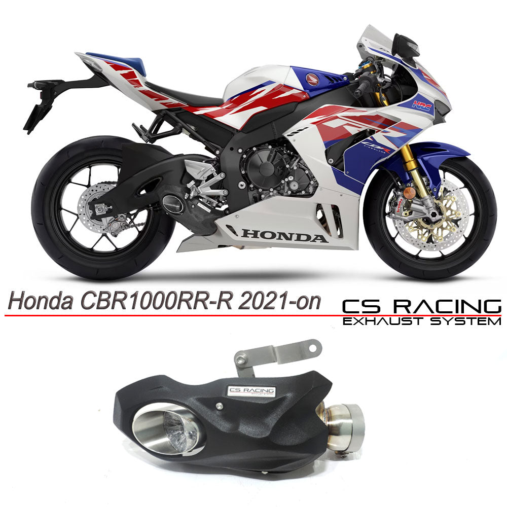 2021-up Honda CBR1000RR-R FIREBLADE SP CS Racing Slip-on Exhaust | Muffler + dB Killer - CS Racing Exhaust