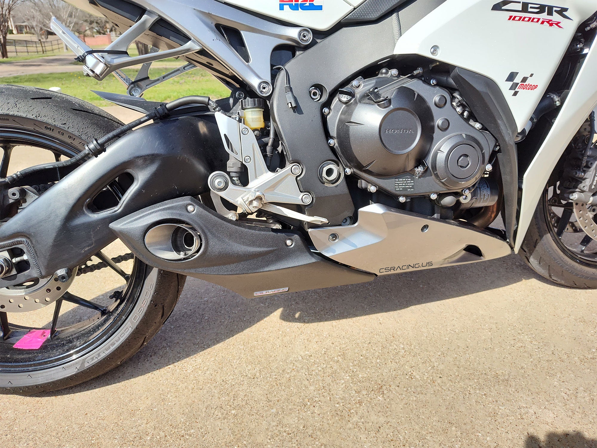 2014-16 Honda CBR1000RR (Non-US Market) CS Racing Slip-on Exhaust | Muffler + dB Killer (+2.7hp) - CS Racing Exhaust