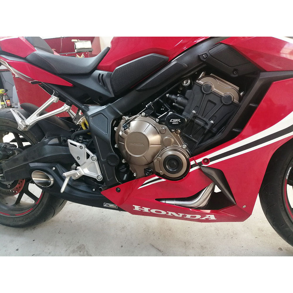 2019-24 Honda CBR650R CS Racing Full Exhaust | Muffler + Headers + dB Killer (+4.7hp) - CS Racing Exhaust