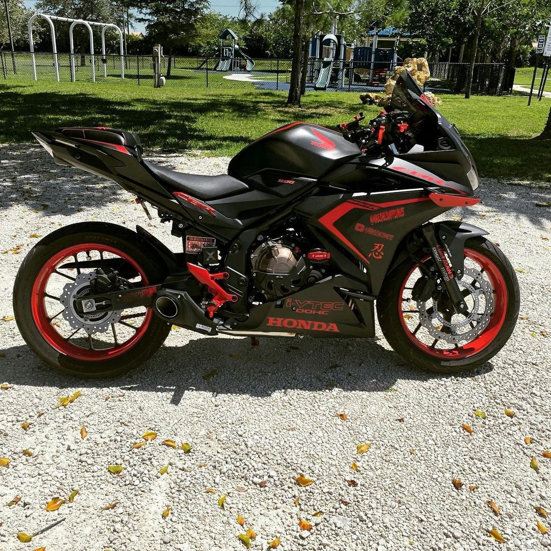 2016-24 Honda CBR500R CS Racing Full Exhaust | Muffler + dB Killer - CS Racing Exhaust