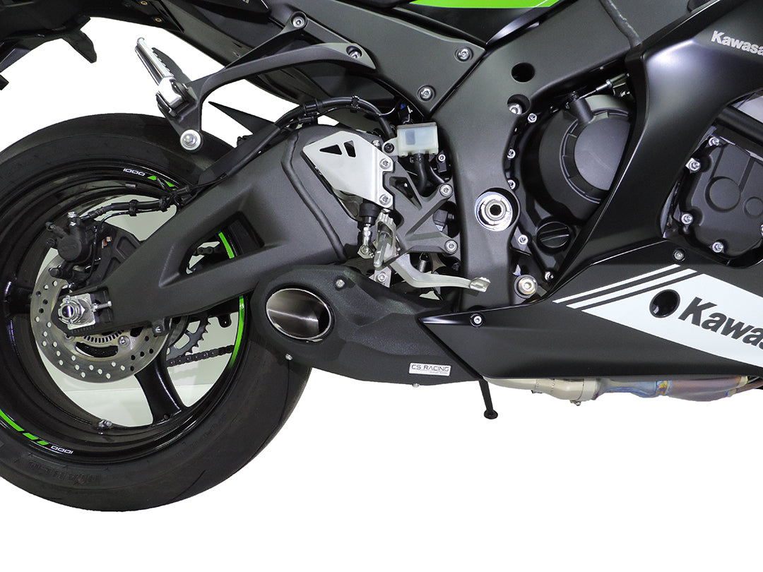 2021-up Kawasaki Ninja ZX-10R / RR CS Racing De-cat Slip-on Exhaust (+2hp) - CS Racing Exhaust