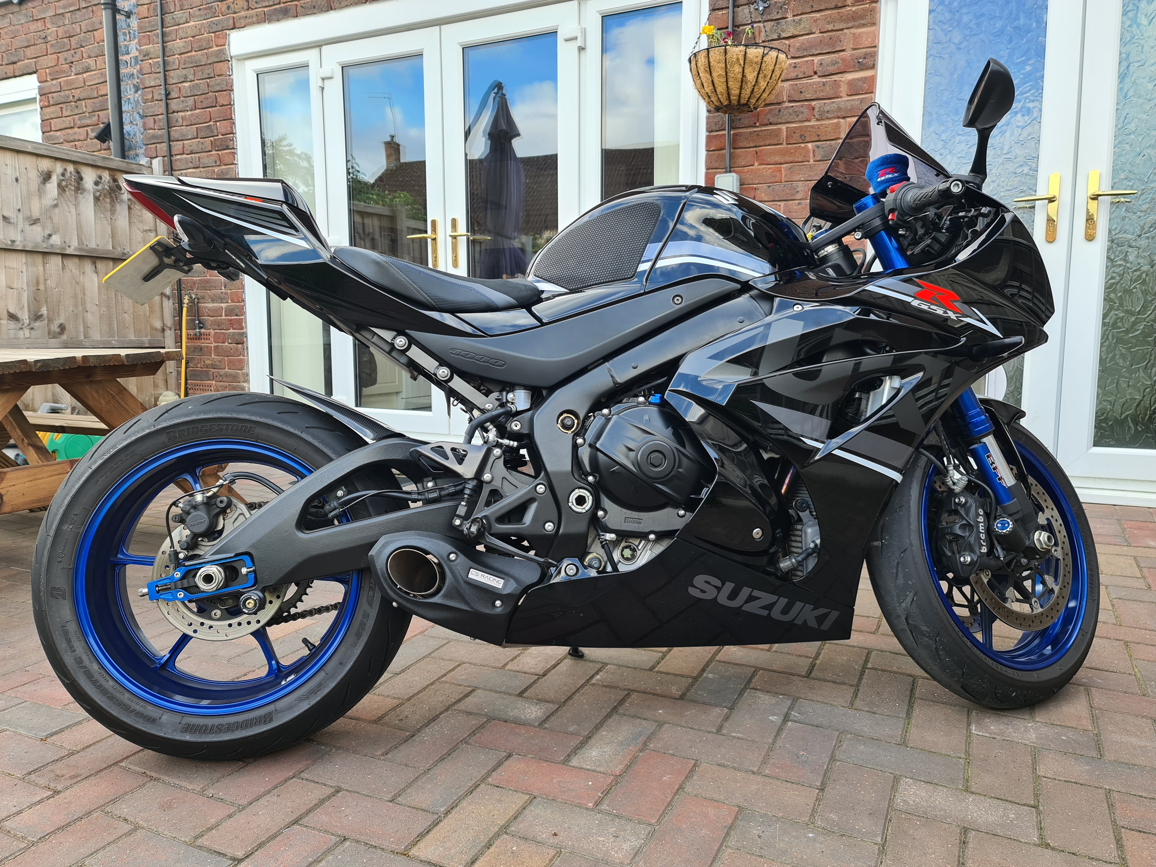 2017-24 Suzuki GSX-R 1000 CS Racing Full Exhaust | Muffler + Headers + dB Killer (+3hp) - CS Racing Exhaust