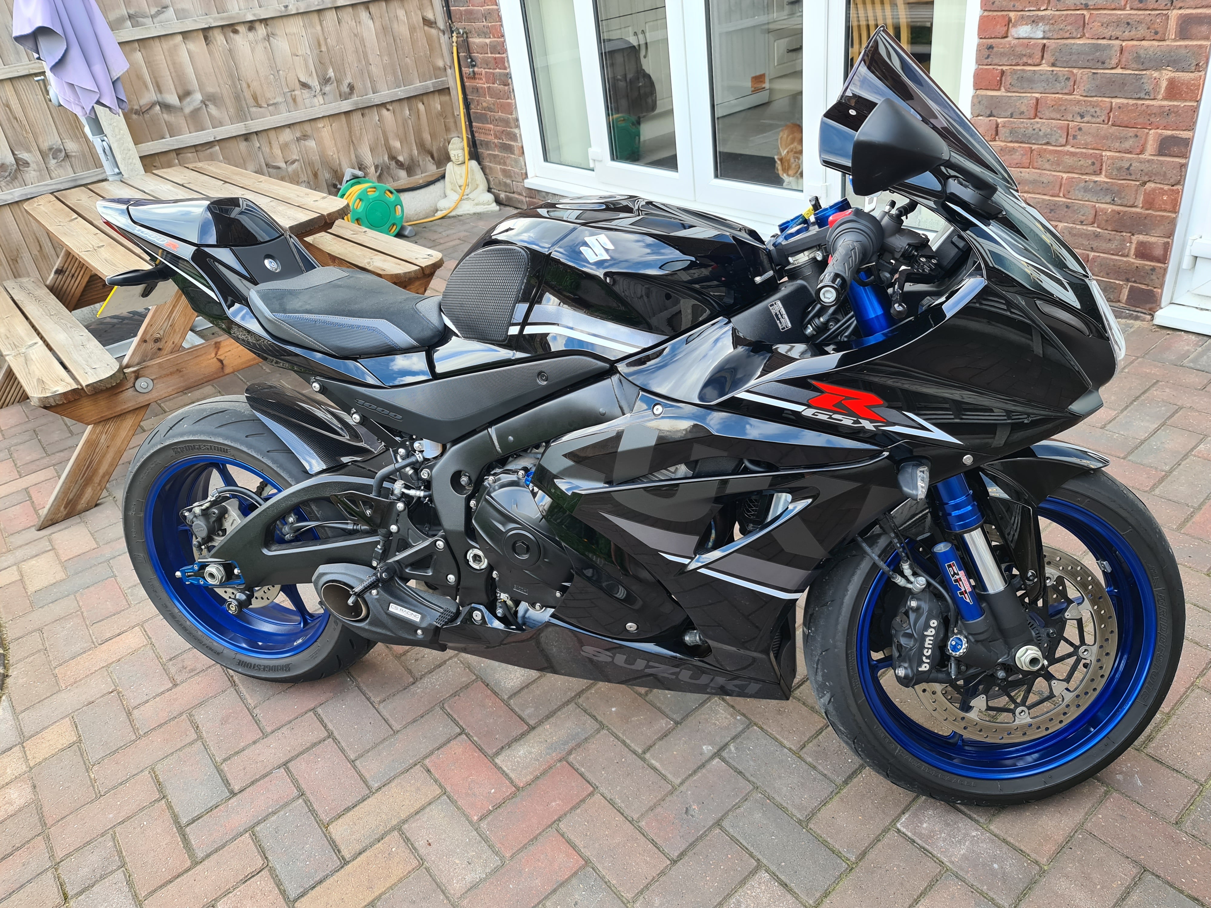 2017-24 Suzuki GSX-R 1000 CS Racing Full Exhaust | Muffler + Headers + dB Killer (+3hp) - CS Racing Exhaust