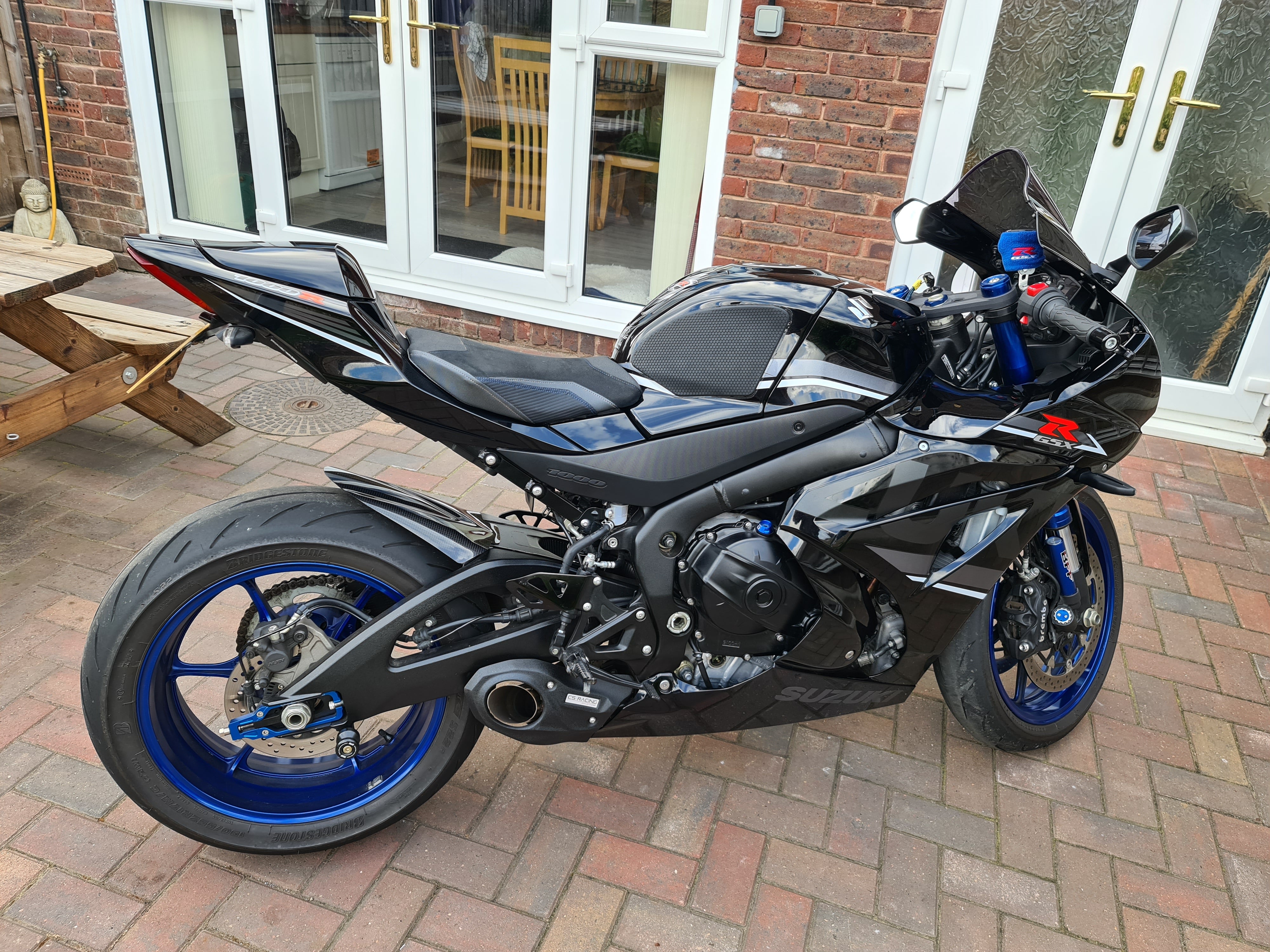 2017-24 Suzuki GSX-R 1000 CS Racing Full Exhaust | Muffler + Headers + dB Killer (+3hp) - CS Racing Exhaust