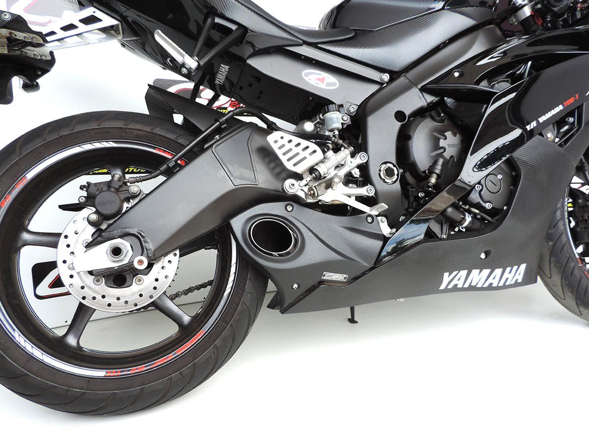 2008-16 Yamaha YZF-R6 CS Racing Full Exhaust | Muffler + Headers + dB Killer (+3.7hp) - CS Racing Exhaust