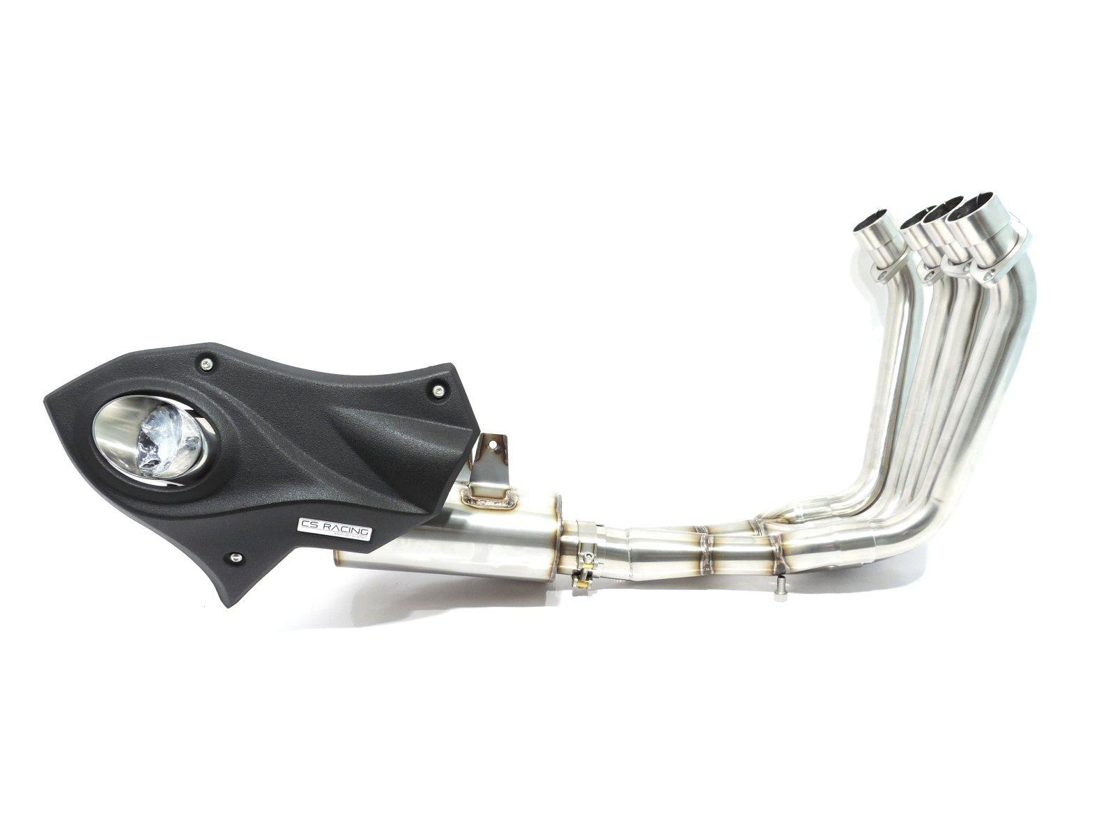 2008-16 Yamaha YZF-R6 CS Racing Full Exhaust | Muffler + Headers + dB Killer (+3.7hp) - CS Racing Exhaust