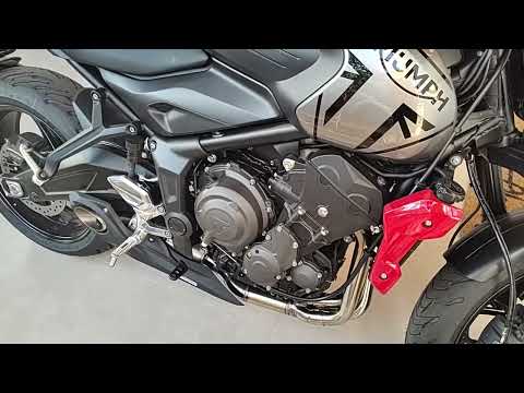 2021-25 Triumph Trident 660 CS Racing Full Exhaust | Muffler + dB Killer