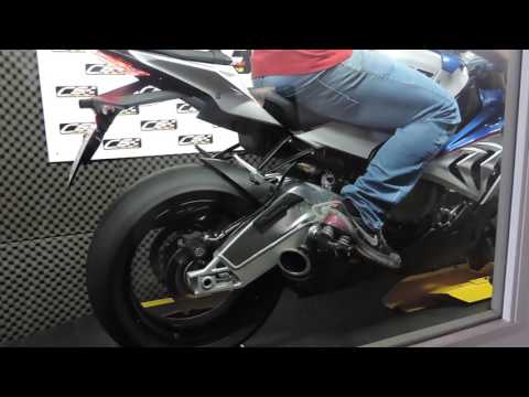 Escape deslizante CS Racing para BMW S1000RR 2015-16 | Punta del silenciador