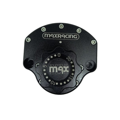 MaxRacing MAX20 Steering Damper - Kawasaki - Z650 (2022-up) Base Color: Black Regulator Color: Black