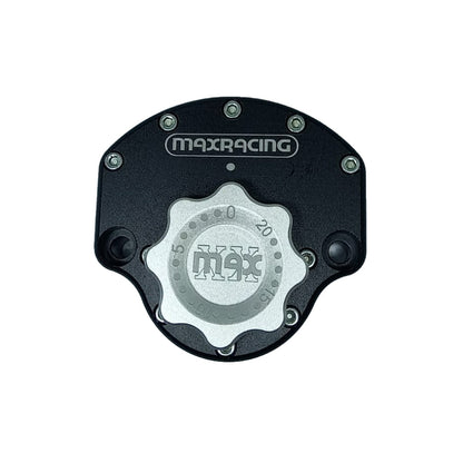 MaxRacing MAX20 Steering Damper - Kawasaki - Z650 (2022-up) Base Color: Black Regulator Color: Silver