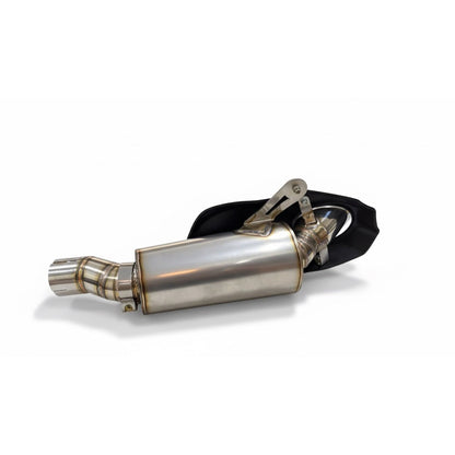 2019-26 BMW F900R | F900XR CS Racing Slip-on Exhaust | Muffler + dB Killer - Non-decat