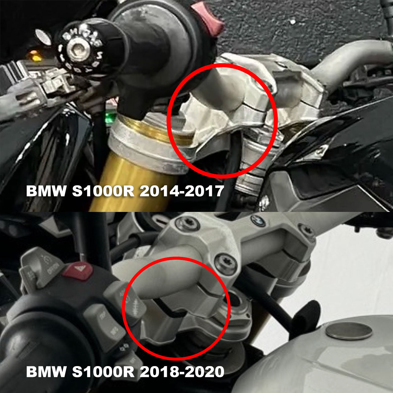 MaxRacing MAX20 Steering Damper - BMW - S1000R Naked (2018-2020) Base Color: Black Regulator Color: Black