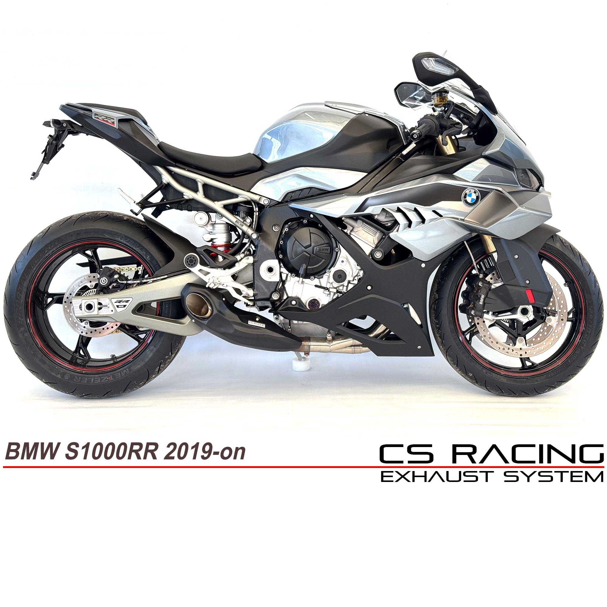 2019-25 BMW S1000RR CS Racing Full Exhaust | Muffler + Headers + dB Killer