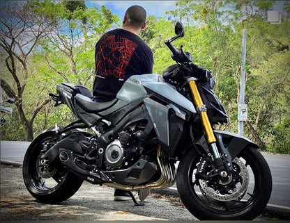 2021-up Suzuki GSX-S 1000 / GT+ CS Racing Full Exhaust | Muffler + Headers + dB Killer (+5.5hp) - CS Racing Exhaust