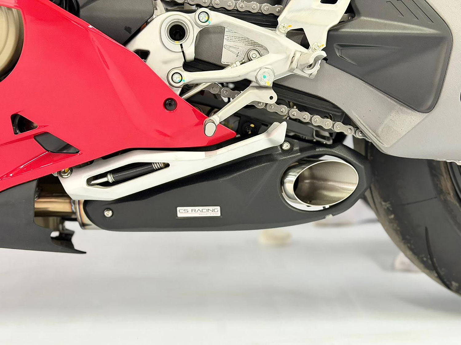 Scarico Slip-on Racing CS Ducati Panigale V4 V4S 2018-24 | Silenziatore + dB Killer (+2,5 CV) 