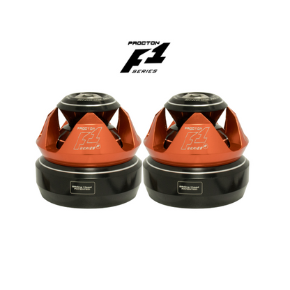 Procton F1 Front Axle Slider - Kawasaki - Versys 650/Z650 Color: Orange