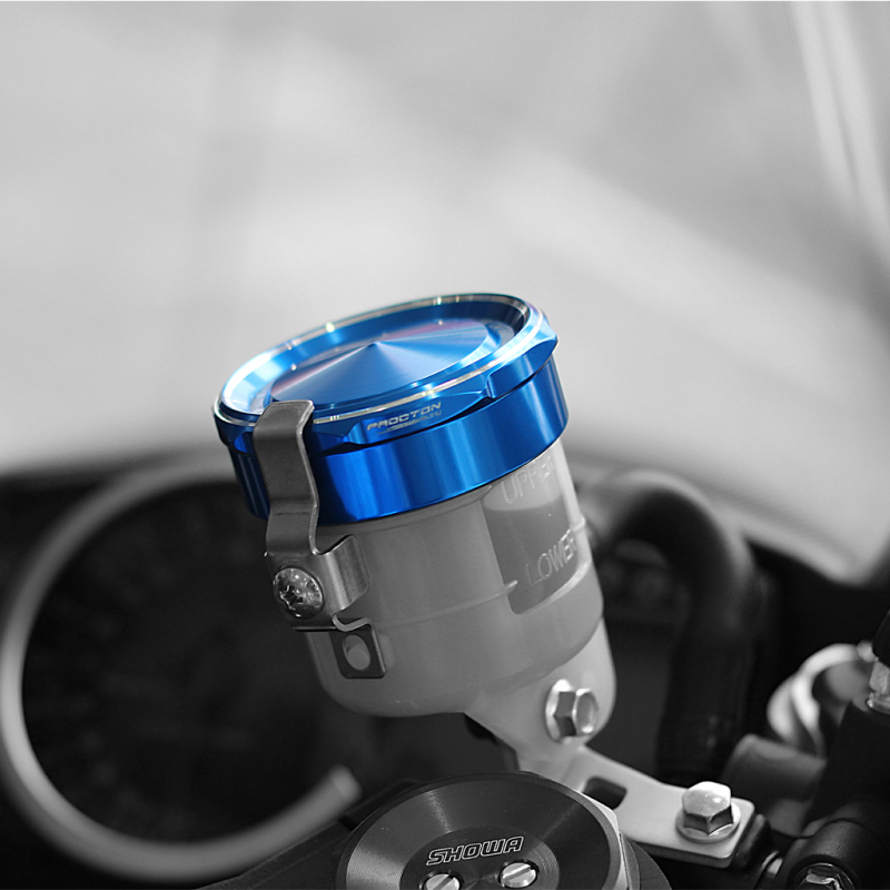 Procton Brake Fluid Reservoir Cap - Universal Color: Orange Size: Large (50mm)