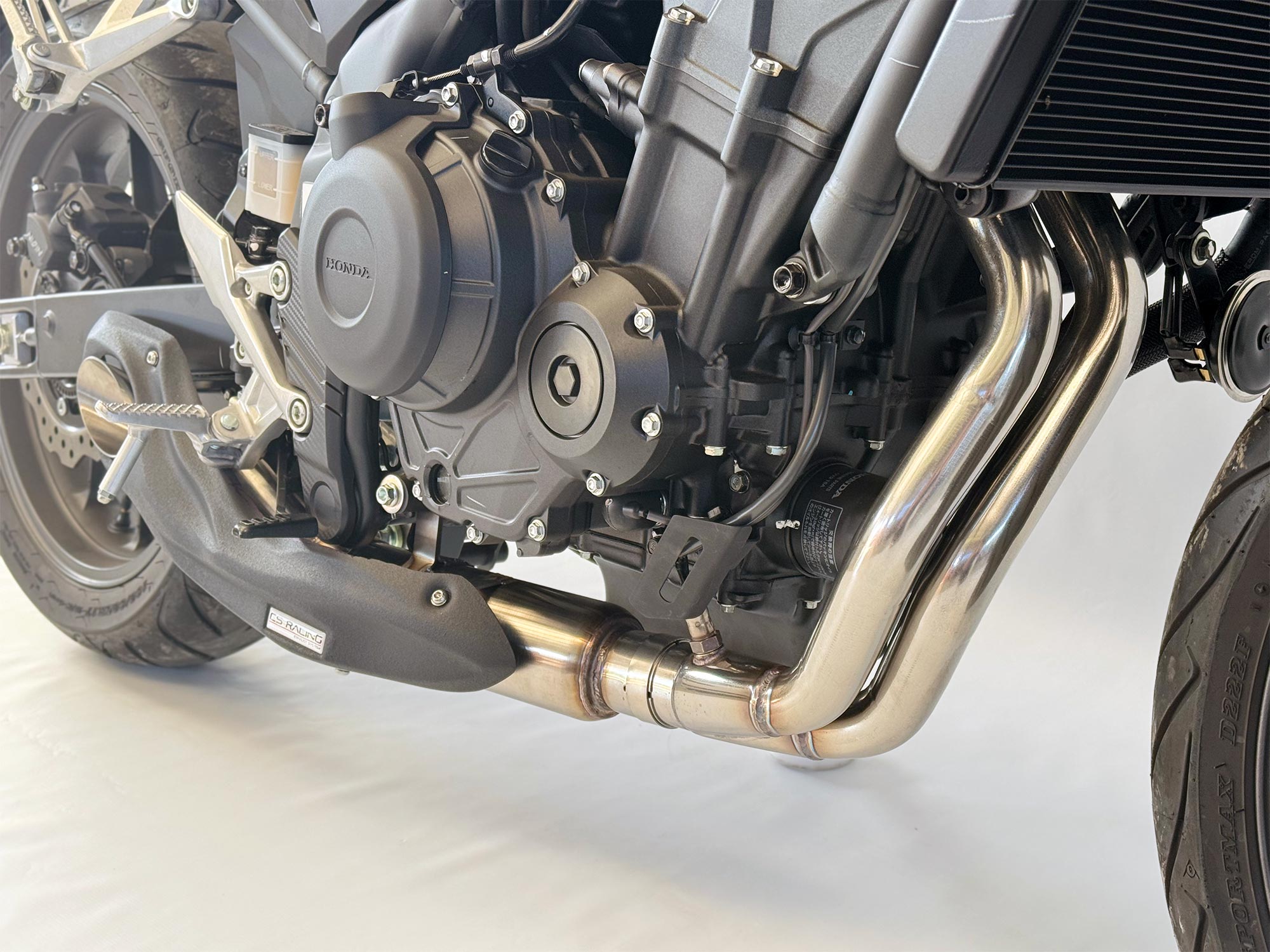 2016-26 Honda CB500F Hornet CS Racing Full Exhaust w/ Muffler + dB Killer