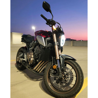 2019-26 Honda CB650R (Incl. E-Clutch) CS Racing Full Exhaust | Muffler + Headers + dB Killer (+4.7hp)