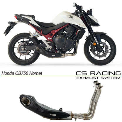 Escape completo con silenciador y dB Killer para Honda CB500F CS Racing, años 2016 en adelante 