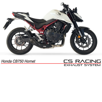 2023-on Honda CB750 Hornet CS Racing Full Exhaust w/ Muffler + dB Killer