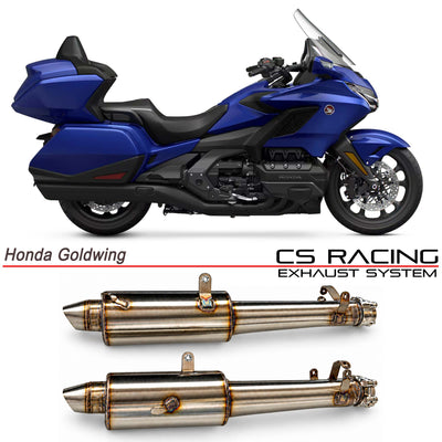 2018-on Honda GoldWing GL1800 CS Racing Slip-on Exhaust (2 Mufflers)