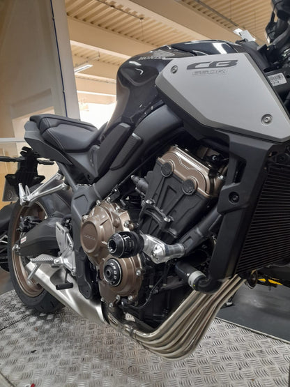 Honda - CB 650 R (2019-on) - Procton Racing Rotational Impact System – Frame Sliders F1