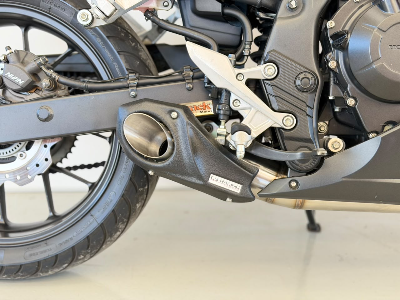 Escape completo Honda CBR500R CS Racing 2016-25 | Silenciador + dB Killer (ABS/Sin ABS - con 1 sensor de O2)