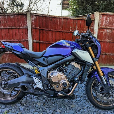 2019-26 Honda CB650R (Incl. E-Clutch) CS Racing Full Exhaust | Muffler + Headers + dB Killer (+4.7hp)